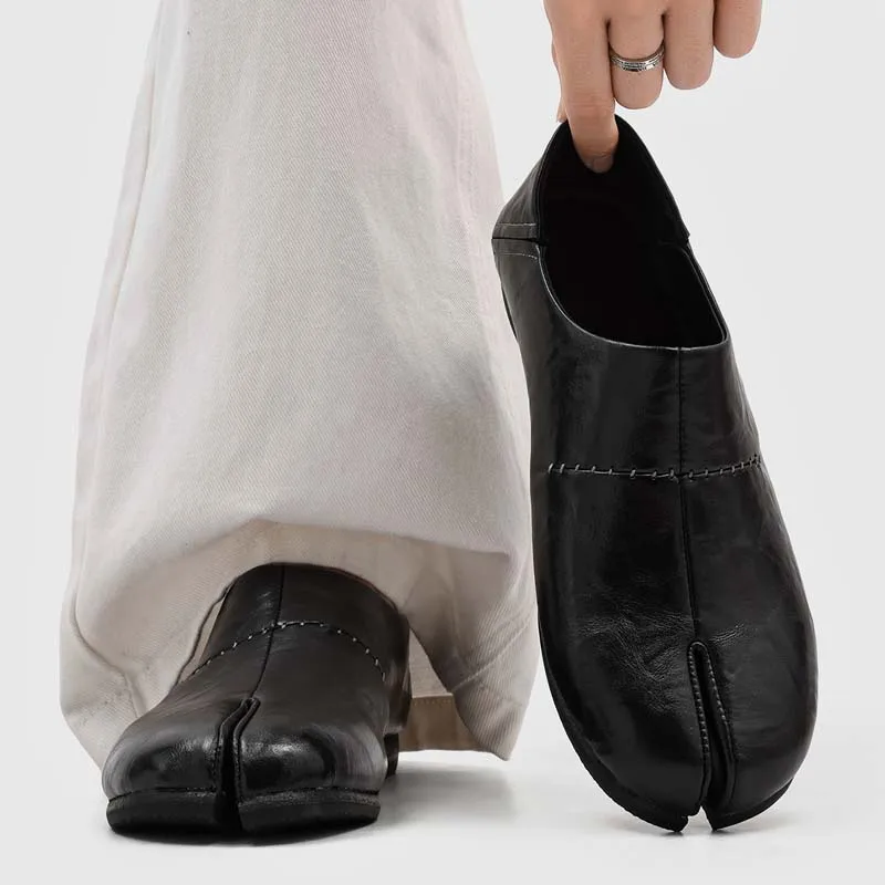 Retro Pleated Upper Men Split Toe Loafers with A Soft Surface Dual-use Commuting Are Simple Fashionable M Ü Ller Shoes
Retro Pleated Upper Men Split Toe Loafers with A Soft Surface Dual-use Commuting Are Simple Fashionable M Ü Ller Shoes