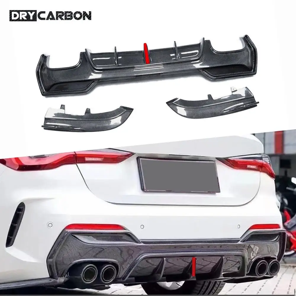 For BMW G22 G23 Coupe 2021 + Carbon Fiber Rear Bumper Lip Diffuser Side Splitters Aprons Car Bumper Diffuser Lip With Lights
For BMW G22 G23 Coupe 2021 + Carbon Fiber Rear Bumper Lip Diffuser Side Splitters Aprons Car Bumper Diffuser Lip With Lights