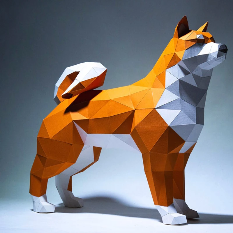 Japanese Dog Shiba Inu Paper Model Home Decor Room Ornaments Desk Decoration Papercraft 3D DIY Puzzles Hand Made Creative Toys
Japanese Dog Shiba Inu Paper Model Home Decor Room Ornaments Desk Decoration Papercraft 3D DIY Puzzles Hand Made Creative Toys