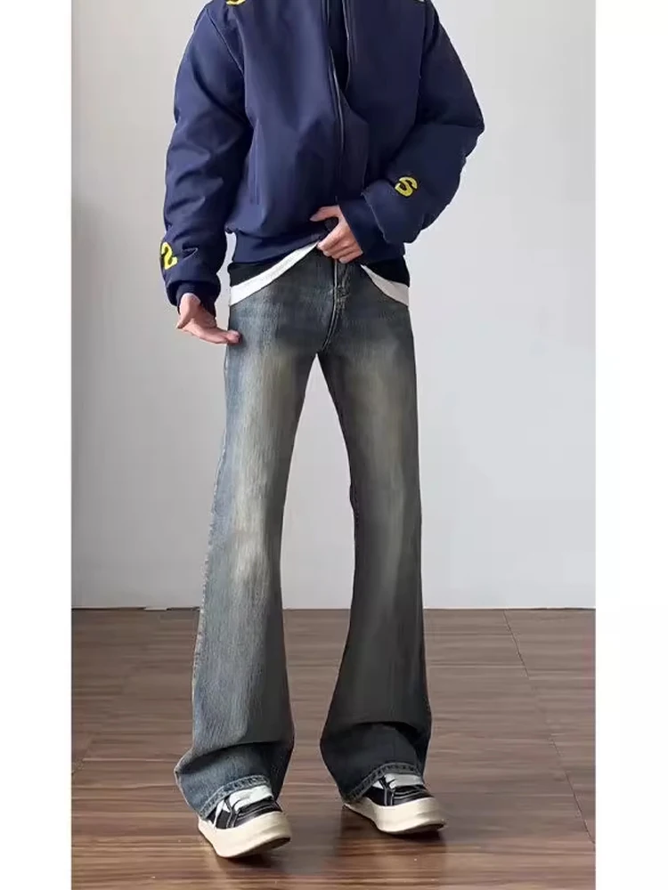 Waed Blue Denim High Waist Bell Bot Jeans Trendy Street Sle Slimming Pants Youthful Cotton Polyester Blend Jeans
Waed Blue Denim High Waist Bell Bot Jeans Trendy Street Sle Slimming Pants Youthful Cotton Polyester Blend Jeans