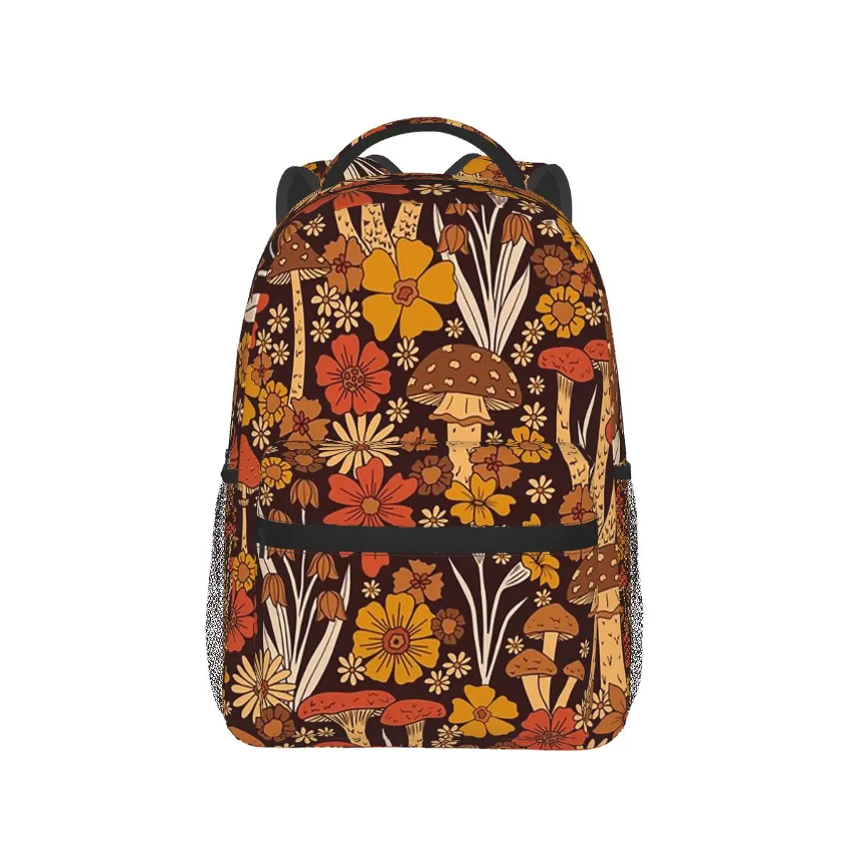 Ретро 1970-х годов Коричневый и Оранжевый Грибы и Цветы Рюкзак Лидер продаж Большая вместительная сумка для книг для мальчиков и девочек Школьная сумка Сумки на плечо
Ретро 1970-х годов Коричневый и Оранжевый Грибы и Цветы Рюкзак Лидер продаж Большая вместительная сумка для книг для мальчиков и девочек Школьная сумка Сумки на плечо
