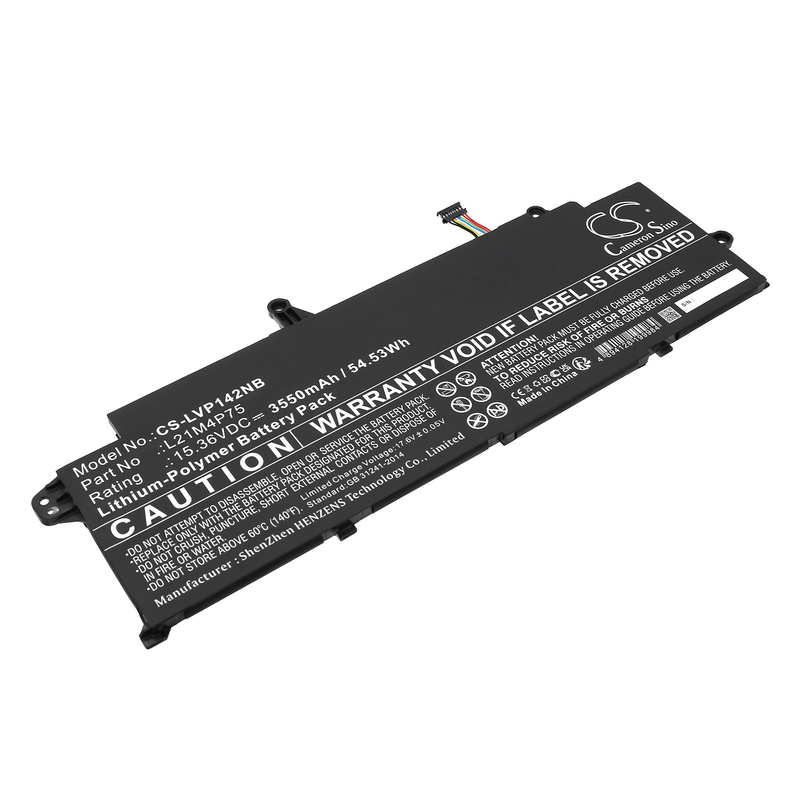 CS Replacement Battery for Lenovo ThinkPad T14s Gen 3(Intel)21BR00G7CX,ThinkPad T14s Gen 3(In PN:5B10W51874 3550mAh / 54.53Wh
CS Replacement Battery for Lenovo ThinkPad T14s Gen 3(Intel)21BR00G7CX,ThinkPad T14s Gen 3(In PN:5B10W51874 3550mAh / 54.53Wh