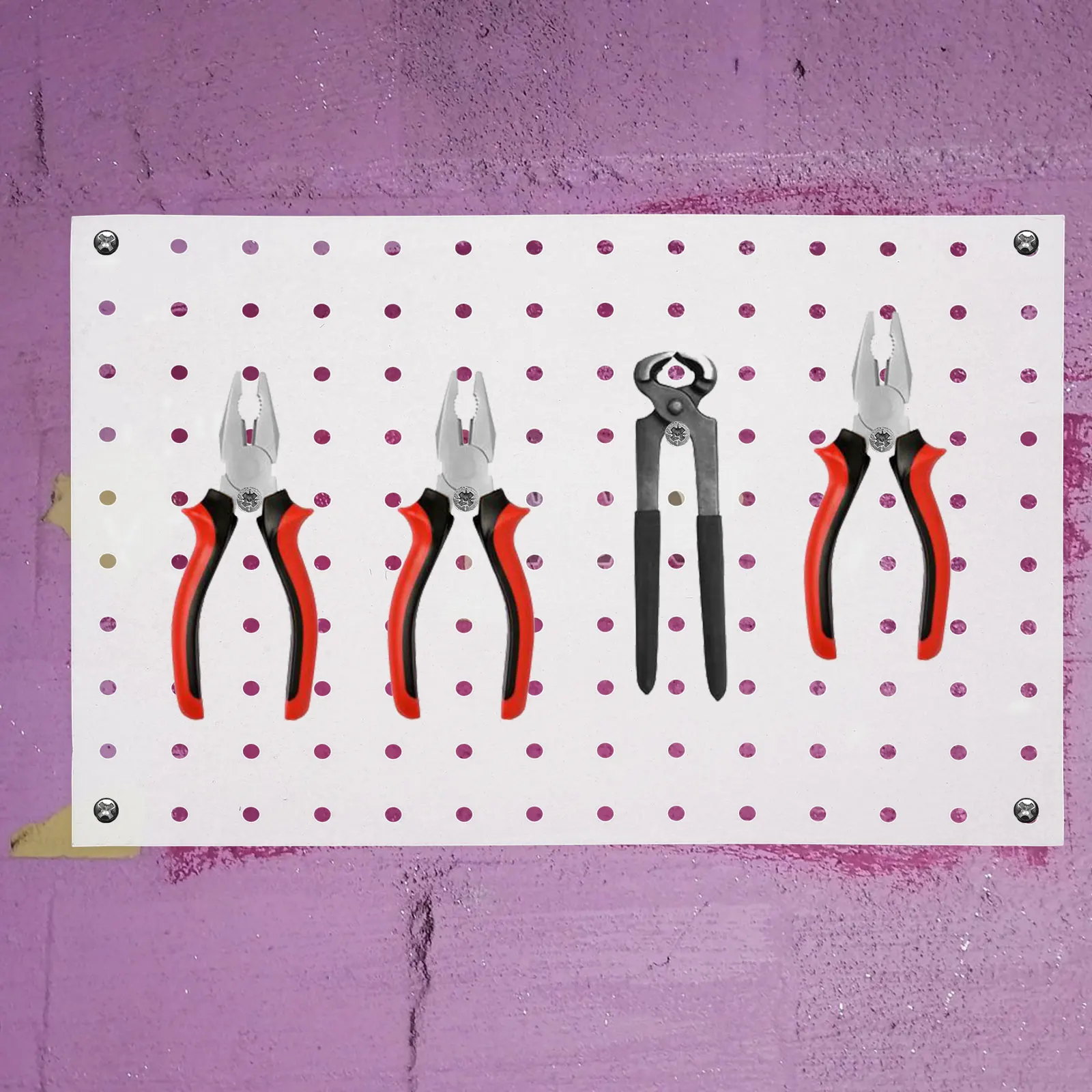 Metal Panel Garage Tool Organizer Mount Storage System Iron Perforated Board White Pegboard Wall Organizer Garage Wall Storage
Metal Panel Garage Tool Organizer Mount Storage System Iron Perforated Board White Pegboard Wall Organizer Garage Wall Storage