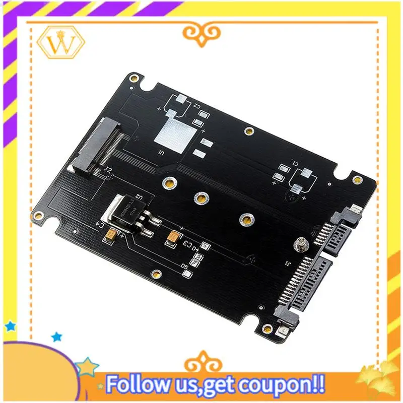Новейший-5X M.2 NGFF на 2,5-дюймовый чехол-адаптер SATA SSD/MSATA на SATA (ключ B для адаптера ПК M2 + M Настольная розетка NGFF)
Новейший-5X M.2 NGFF на 2,5-дюймовый чехол-адаптер SATA SSD/MSATA на SATA (ключ B для адаптера ПК M2 + M Настольная розетка NGFF)
