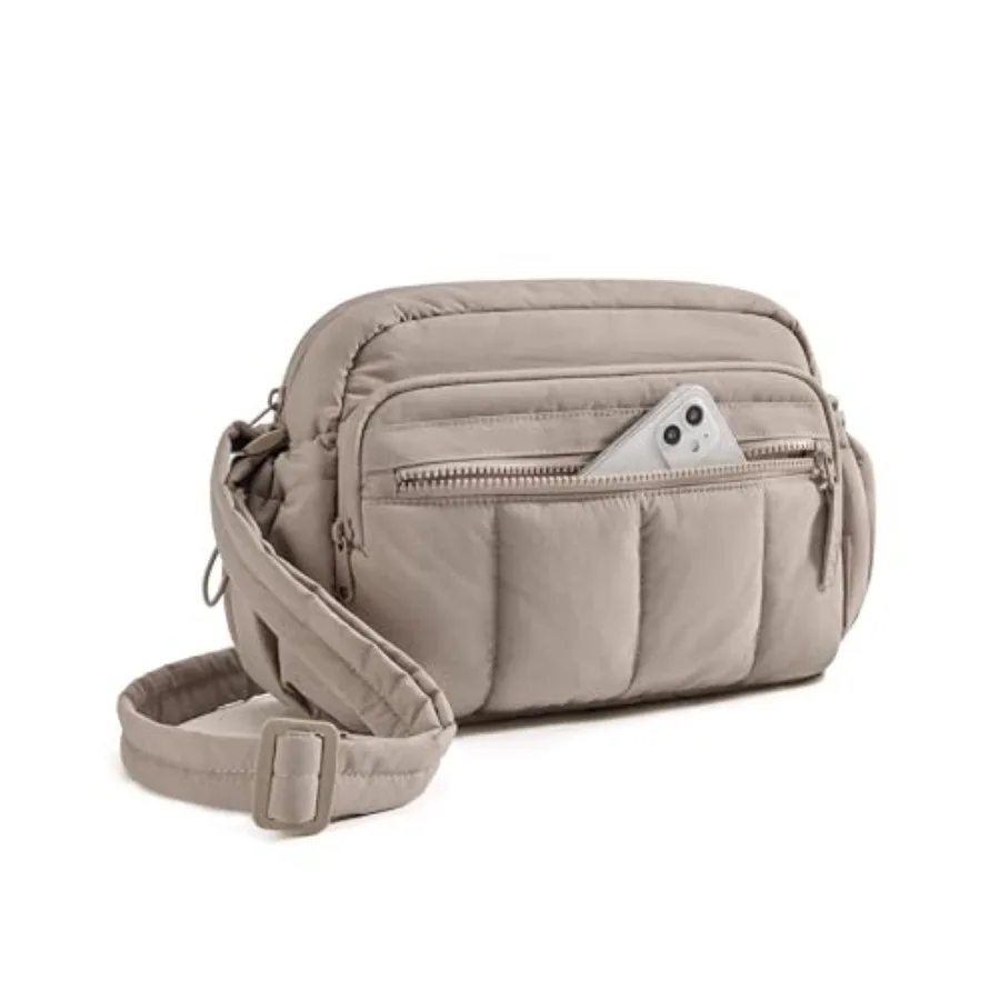 Anti Theft Crossbody Bags for Women Travel Purse, Medium Quilted Puffy cross body bag, Handbags Shoulder Purses, -medium
Anti Theft Crossbody Bags for Women Travel Purse, Medium Quilted Puffy cross body bag, Handbags Shoulder Purses, -medium