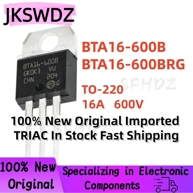 10/20/30PCS BTA16-600B BTA16600B BTA16 TO-220 100% New Original Imported TRIAC In Stock Fast Shipping
10/20/30PCS BTA16-600B BTA16600B BTA16 TO-220 100% New Original Imported TRIAC In Stock Fast Shipping