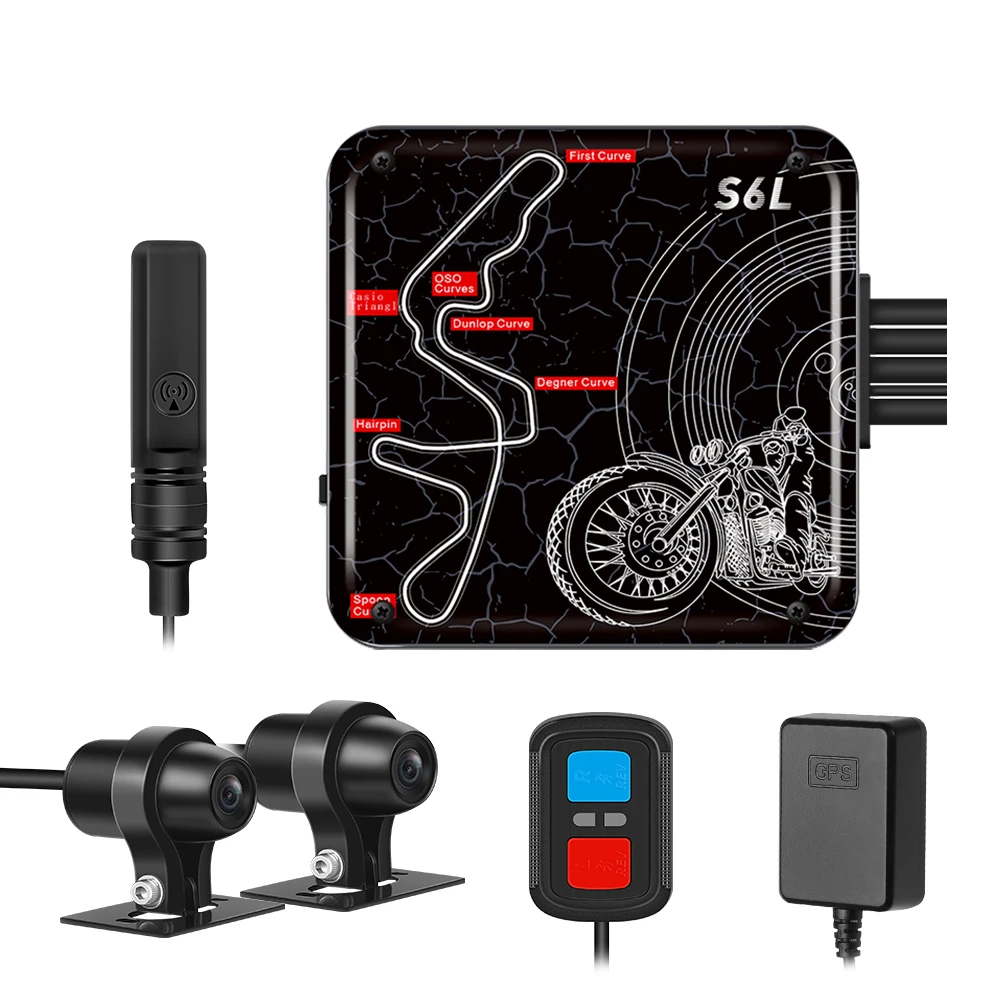 VSYS S6PL Wifi Motorcycle Camera HD 1080P Front and Rear Camera, Full Body Waterproof DVR with GPS, High Speed Download Videos
VSYS S6PL Wifi Motorcycle Camera HD 1080P Front and Rear Camera, Full Body Waterproof DVR with GPS, High Speed Download Videos