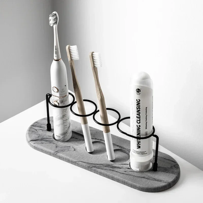 Toothbrush Holder Hygroscopic Base Storage Rack Bathroom Accessories Electric ToothBrush toothpaste Stand Shelf
Toothbrush Holder Hygroscopic Base Storage Rack Bathroom Accessories Electric ToothBrush toothpaste Stand Shelf