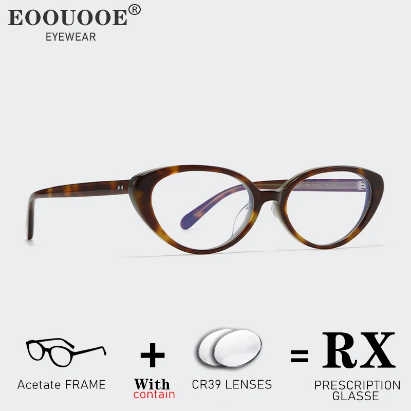 Women Fashion Acetate Demi Eyewear With Prescription Glasses Myopia Reading Optical Progressive Eyeglasses Anti UV Lenses Ocular
Women Fashion Acetate Demi Eyewear With Prescription Glasses Myopia Reading Optical Progressive Eyeglasses Anti UV Lenses Ocular