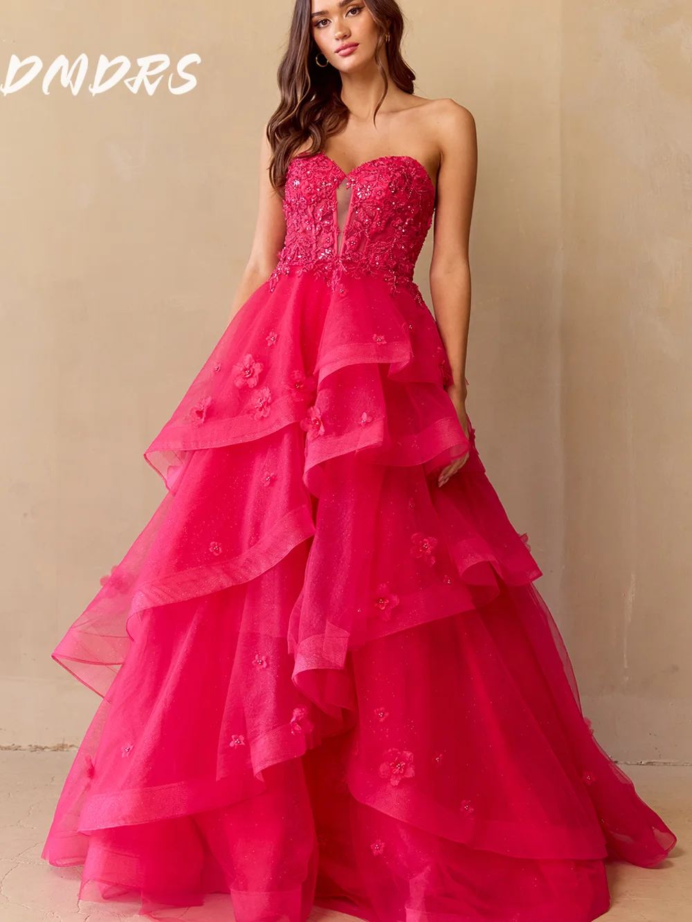Elegant Sleeveless Evening Dresses 2025 Elegant A-line Party Dress Shiny Sleeveless Tulle Backless Prom Dresses Customized
Elegant Sleeveless Evening Dresses 2025 Elegant A-line Party Dress Shiny Sleeveless Tulle Backless Prom Dresses Customized