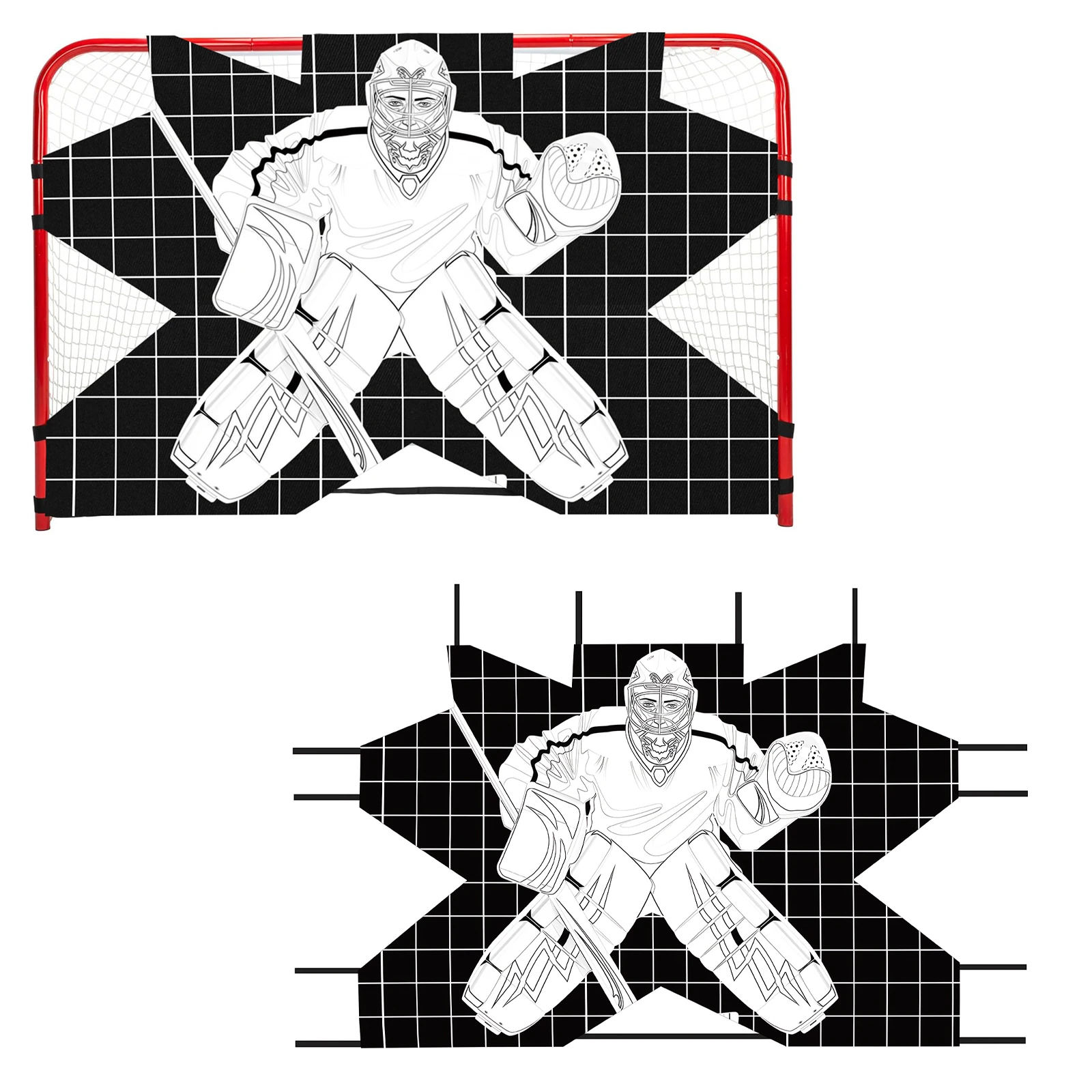 Premium Hockey Goalie Shooting Target Tear - Proof Hockey Goal Practice Target- Street Hockey & Ice Hockey Net Goalie Target
Premium Hockey Goalie Shooting Target Tear - Proof Hockey Goal Practice Target- Street Hockey & Ice Hockey Net Goalie Target