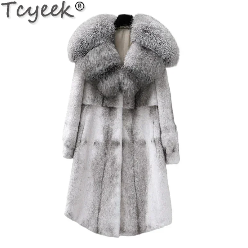 Tcyeek Пальто из натурального норкового меха Женская мода Цельные норковые куртки 2024 Теплый воротник из лисьего меха Высококачественная куртка из натурального меха Зимняя одежда
Tcyeek Пальто из натурального норкового меха Женская мода Цельные норковые куртки 2024 Теплый воротник из лисьего меха Высококачественная куртка из натурального меха Зимняя одежда