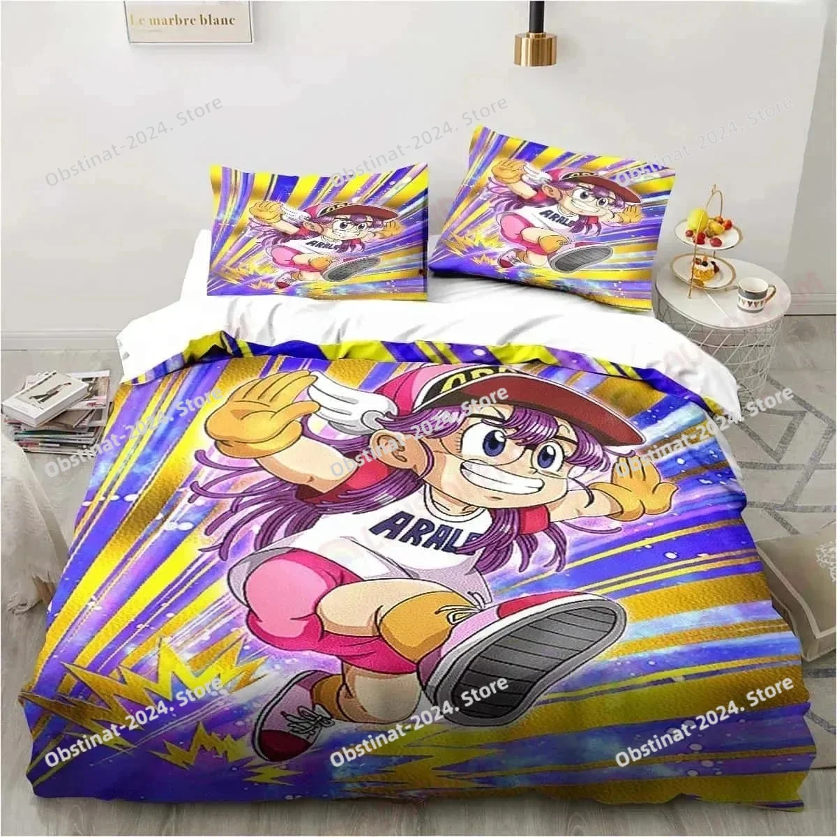 3D Cartoon DR S-Slump Arale Bedding Set Sheet King Twin Double Child Bedding Set Mircofiber or Polyester Duvet Cover Sets
3D Cartoon DR S-Slump Arale Bedding Set Sheet King Twin Double Child Bedding Set Mircofiber or Polyester Duvet Cover Sets