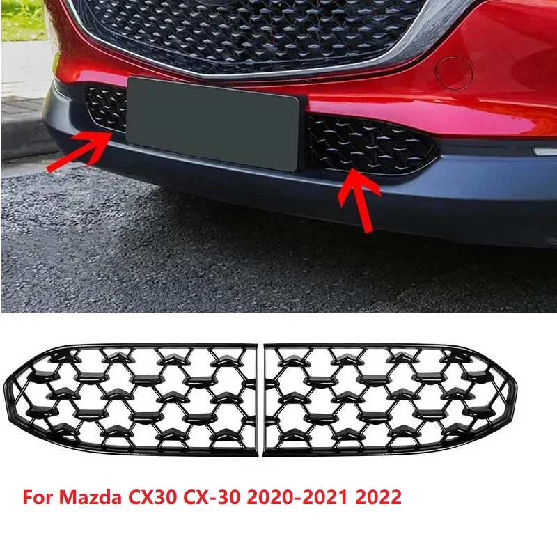 Car Front Lower Bumper Grill Grille Moulding Cover Front Bottom Middle Net Decoration Black For Mazda CX30 CX-30 2020-2021 2022
Car Front Lower Bumper Grill Grille Moulding Cover Front Bottom Middle Net Decoration Black For Mazda CX30 CX-30 2020-2021 2022