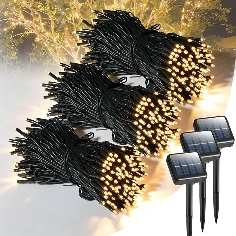 1Pc Solar String Lights Patio Decorative Lights 8 Modes Outdoor Waterproof LED Solar Fairy Lights for Home Garden Party Decor
1Pc Solar String Lights Patio Decorative Lights 8 Modes Outdoor Waterproof LED Solar Fairy Lights for Home Garden Party Decor