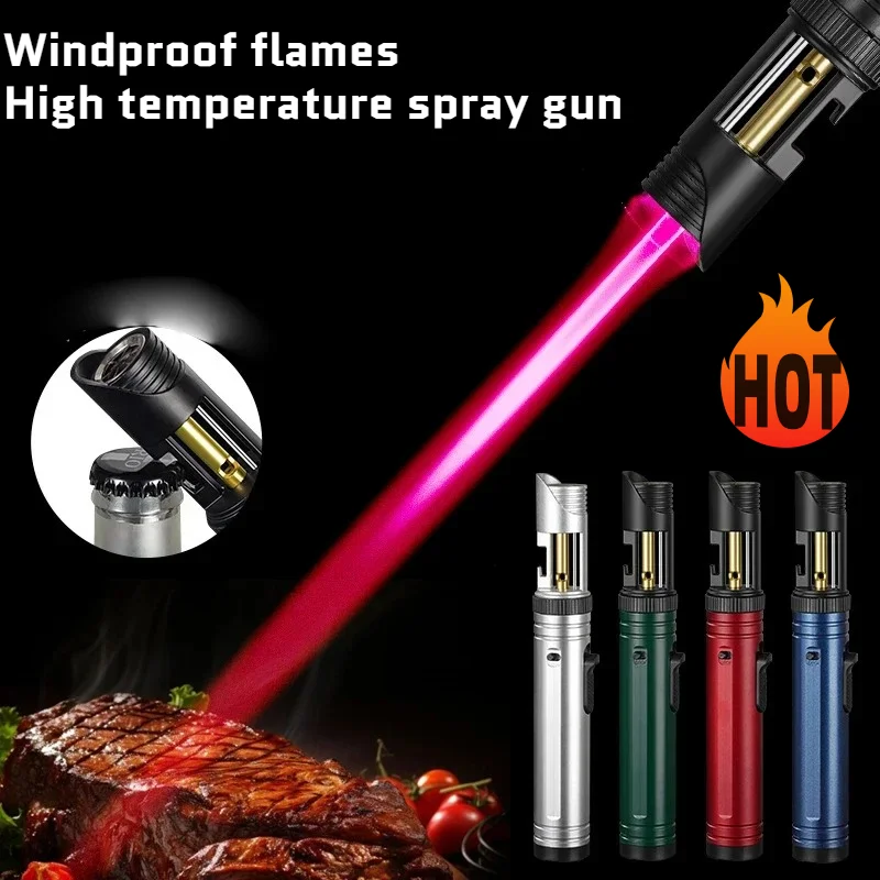 Ветрозащитная зажигалка большой емкости для улицы, металлическая ветрозащитная турбина для кемпинга, кухни, газовый сварочный пистолет, зажигалка для сигар
Ветрозащитная зажигалка большой емкости для улицы, металлическая ветрозащитная турбина для кемпинга, кухни, газовый сварочный пистолет, зажигалка для сигар
