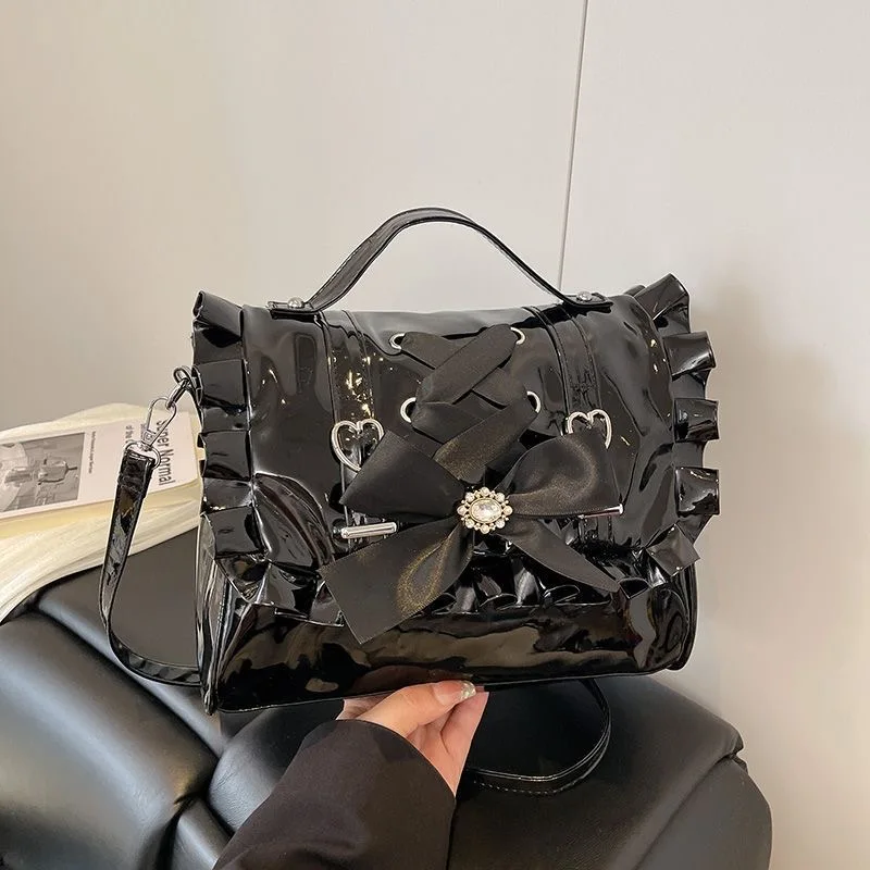 Korean Lolita Style Bag PU Leather Crossbody Bag Casual Single Shoulder & Double Shoulder Backpack Women Bag
Korean Lolita Style Bag PU Leather Crossbody Bag Casual Single Shoulder & Double Shoulder Backpack Women Bag