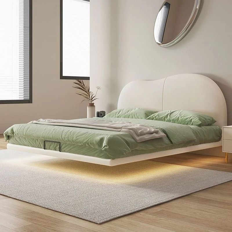 Cloud suspension bed modern simple master bedroom
Cloud suspension bed modern simple master bedroom