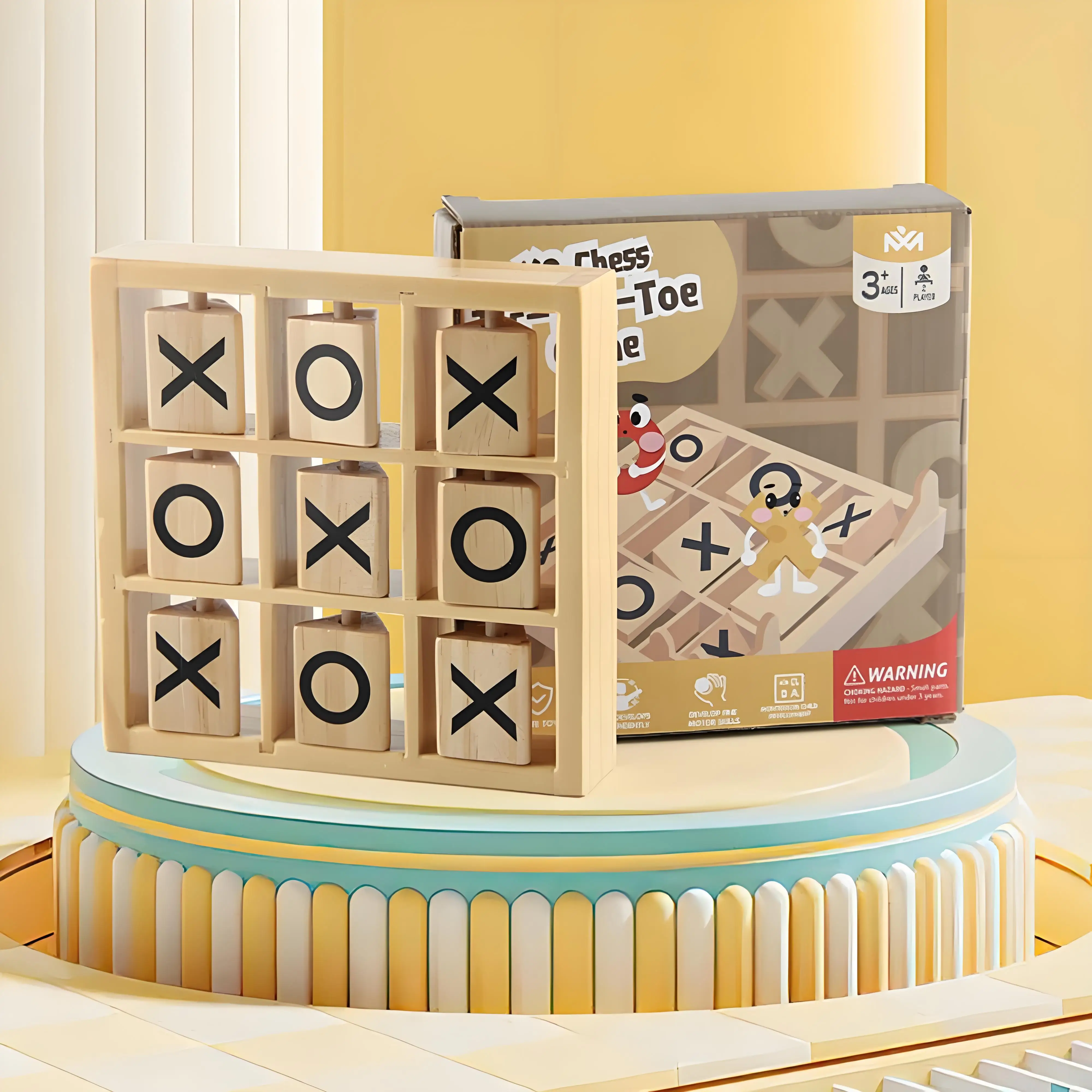 Walnut Tic-Tac-Toe Set - Solid Wood Strategy Game ✔CPSC-Certified (Family Game Night Essential)
Walnut Tic-Tac-Toe Set - Solid Wood Strategy Game ✔CPSC-Certified (Family Game Night Essential)