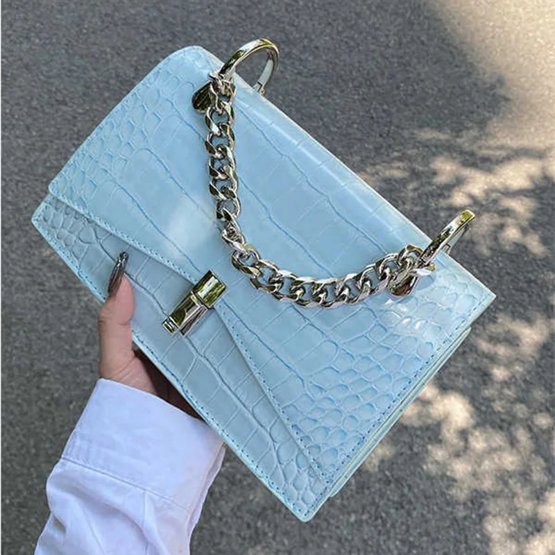 Women's Summer Stone Pattern Chain Crossbody Blue Bag New High Quality Texture PU Single Shoulder Small Square Handheld Bag
Women's Summer Stone Pattern Chain Crossbody Blue Bag New High Quality Texture PU Single Shoulder Small Square Handheld Bag