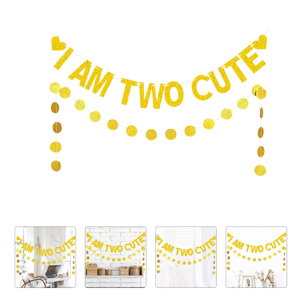 2 Pcs Glitter Paper Baby Birthday Hanging Banner 3m Length Freely Combined Decorative Props for Special Days Party
2 Pcs Glitter Paper Baby Birthday Hanging Banner 3m Length Freely Combined Decorative Props for Special Days Party