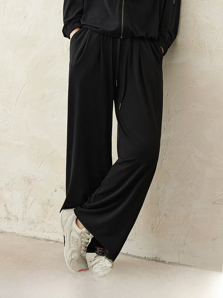High Waist Straight Leg Comfortable Casual Pants D Weave Breathable Material Classic Versatile Polyester Fiber Ladies Trousers
High Waist Straight Leg Comfortable Casual Pants D Weave Breathable Material Classic Versatile Polyester Fiber Ladies Trousers
