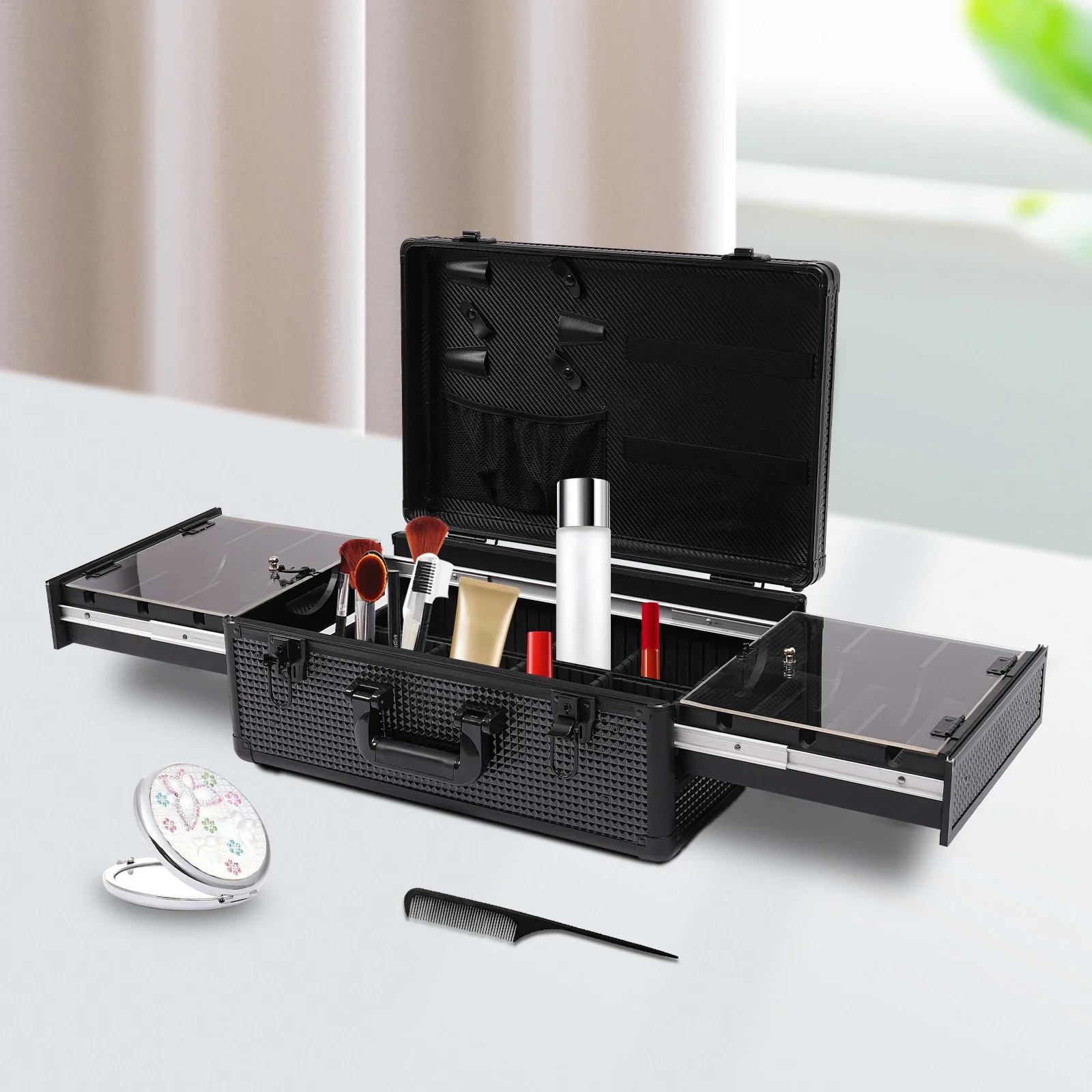 Barber Tool Case – Black, Lightweight, Organized Storage for Scissors, Combs, and More
Barber Tool Case – Black, Lightweight, Organized Storage for Scissors, Combs, and More