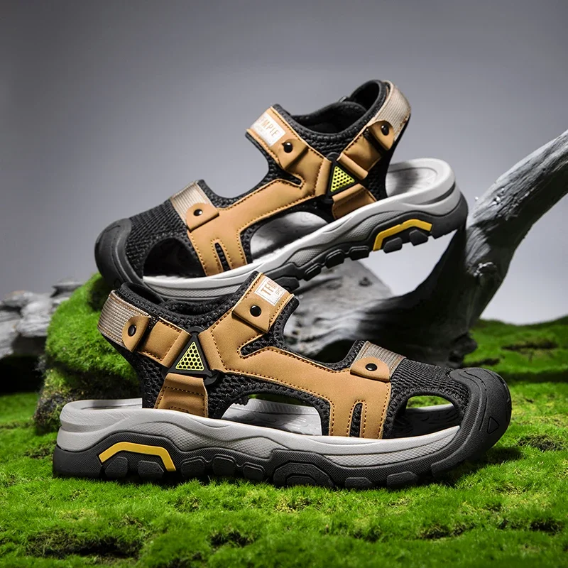 Large Size Mens Closed Toe Slippers Fashion All-match Outdoor Breathable Summer Sandals
Large Size Mens Closed Toe Slippers Fashion All-match Outdoor Breathable Summer Sandals