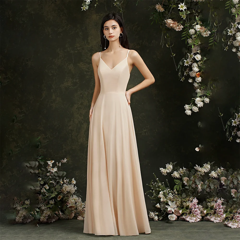 Chiffon Evening Dresses Women 2024 A-line Double V-Neck Beach Dress Sexy Spaghetti Strap Formal Evening Party Gowns
Chiffon Evening Dresses Women 2024 A-line Double V-Neck Beach Dress Sexy Spaghetti Strap Formal Evening Party Gowns