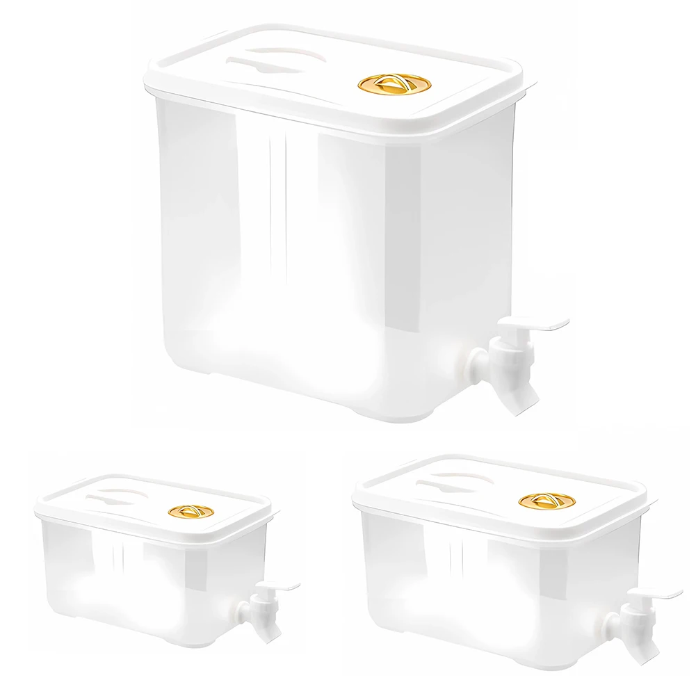 3.5/5/10L High Temperature Resistance Water Jug with Spigot Filter Design Cold Kettle for Fridge/Parties/Home Daily Use
3.5/5/10L High Temperature Resistance Water Jug with Spigot Filter Design Cold Kettle for Fridge/Parties/Home Daily Use