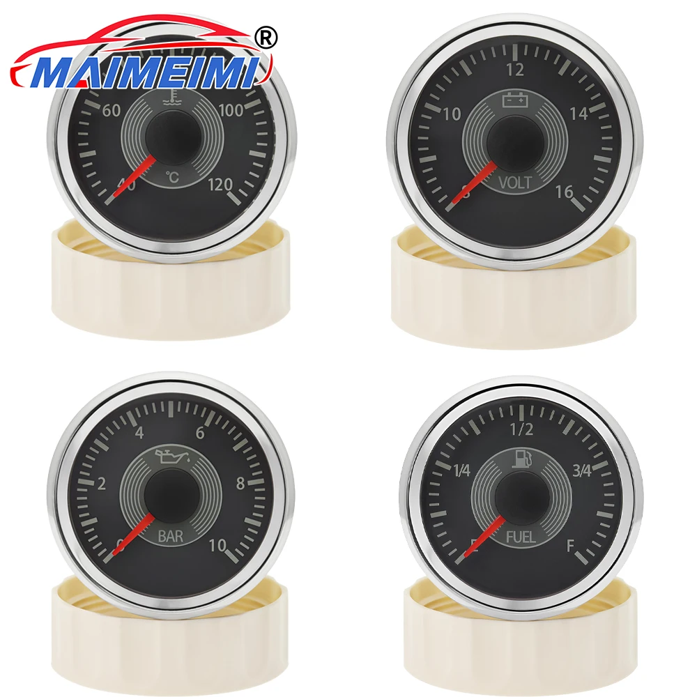 Цифровой датчик-индикатор 52 мм для измерения температуры воды, напряжения, давления масла, уровня топлива для мотоциклов, морских судов, автомобилей, грузовиков
Цифровой датчик-индикатор 52 мм для измерения температуры воды, напряжения, давления масла, уровня топлива для мотоциклов, морских судов, автомобилей, грузовиков