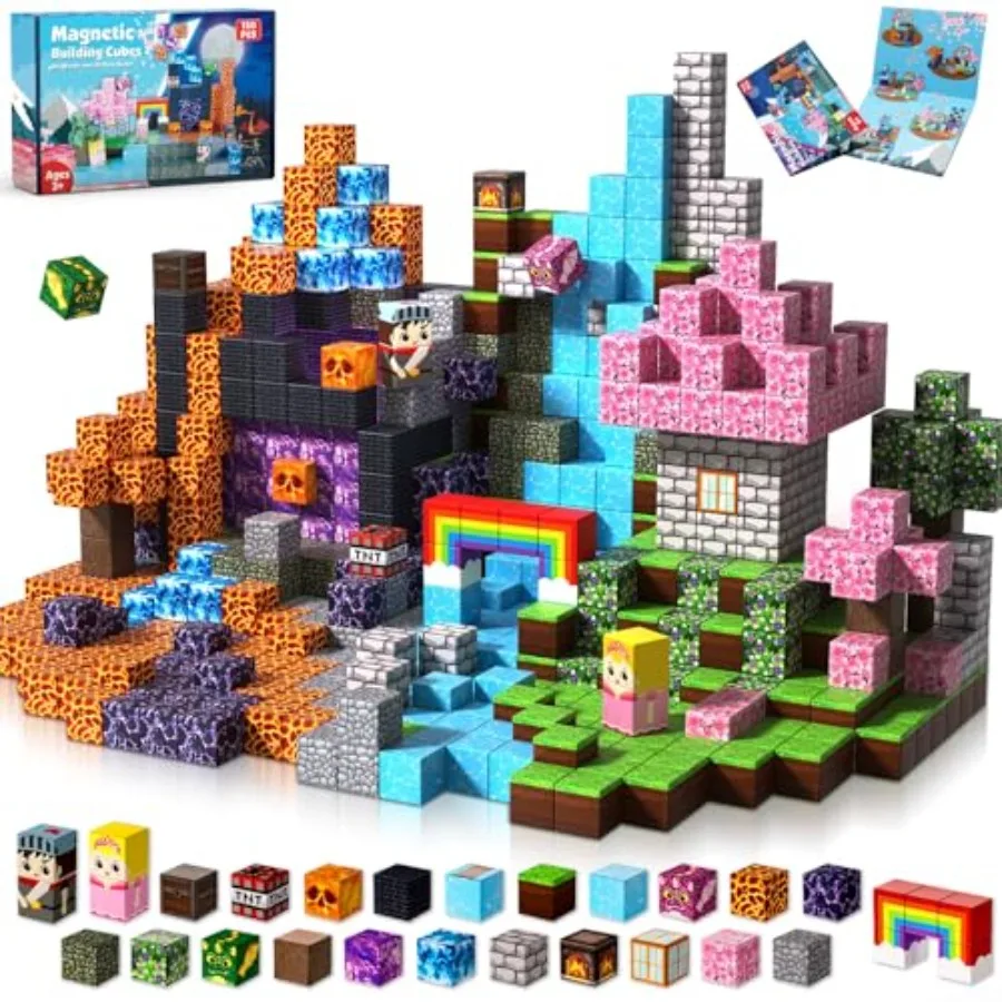 150 PCS 0.8in Magnetic Blocks - Magnet Toys, Magnetic Building Blocks Cubes, Stacking Magnets, Birthday Gifts for Age 3+ Years
150 PCS 0.8in Magnetic Blocks - Magnet Toys, Magnetic Building Blocks Cubes, Stacking Magnets, Birthday Gifts for Age 3+ Years