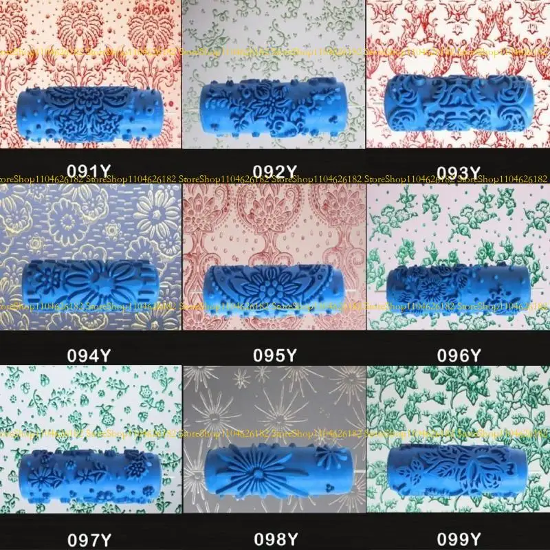 Q2Q4 5" Embossed Paint Roller Sleeve Wall Texture Stencil Brush Pattern Decor 095Y
Q2Q4 5" Embossed Paint Roller Sleeve Wall Texture Stencil Brush Pattern Decor 095Y