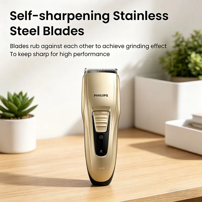 Philips 5131 Electric Hair Trimmer 11 Adjustable Noisy-Free Fully Washable Shaver Rechargeable Home Use Suitable Adults Children
Philips 5131 Electric Hair Trimmer 11 Adjustable Noisy-Free Fully Washable Shaver Rechargeable Home Use Suitable Adults Children