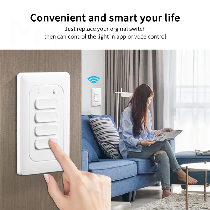 A25R-Zigbee умный настенный выключатель, кнопочный прерыватель Tuya, нейтральный и с нейтральным переключателем США для Alexa Google
A25R-Zigbee умный настенный выключатель, кнопочный прерыватель Tuya, нейтральный и с нейтральным переключателем США для Alexa Google