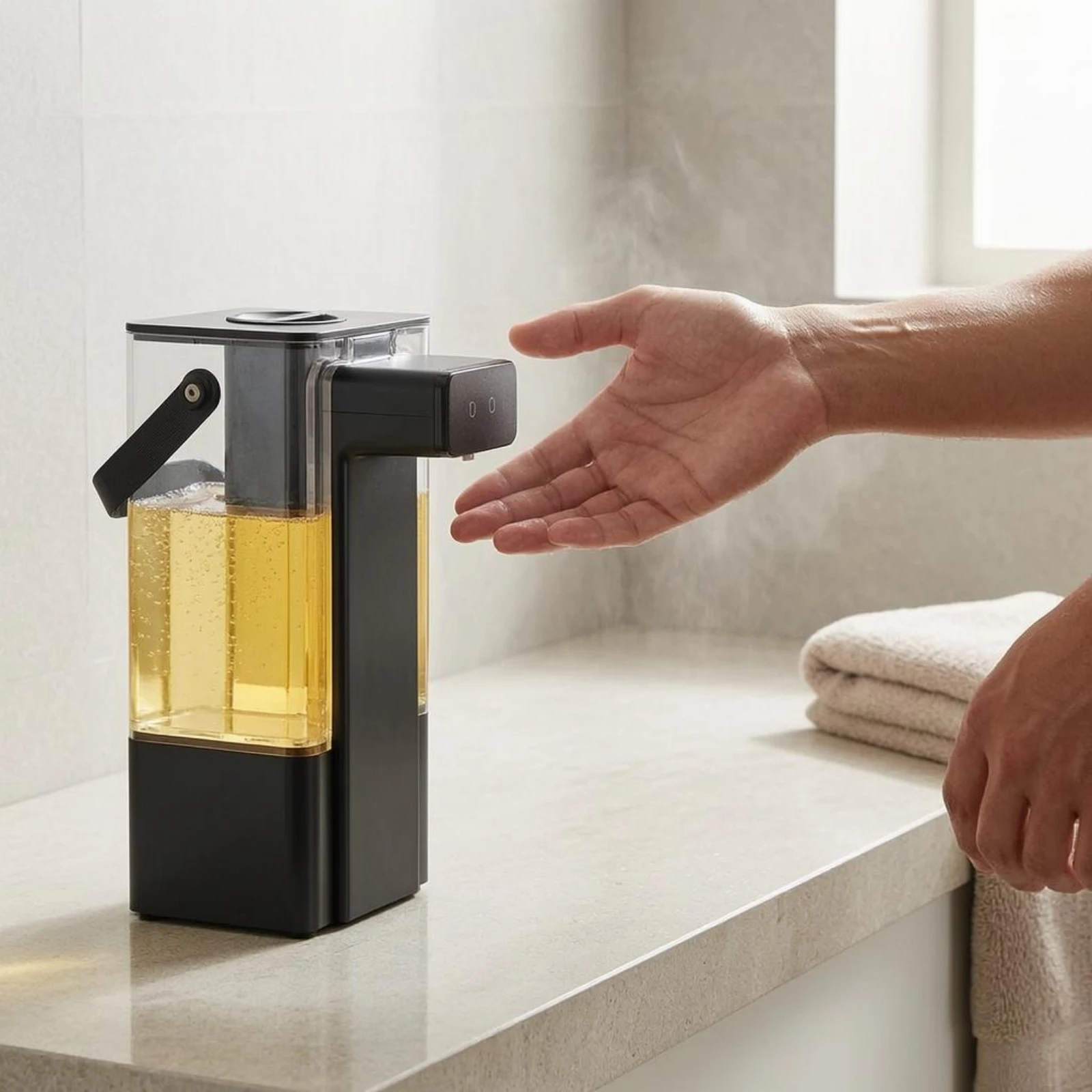 contactlessFree Soap Dispenser IPX5 Touchless Soap Dispenser Household Product Adjustable Dispensing Quick Reaction
contactlessFree Soap Dispenser IPX5 Touchless Soap Dispenser Household Product Adjustable Dispensing Quick Reaction