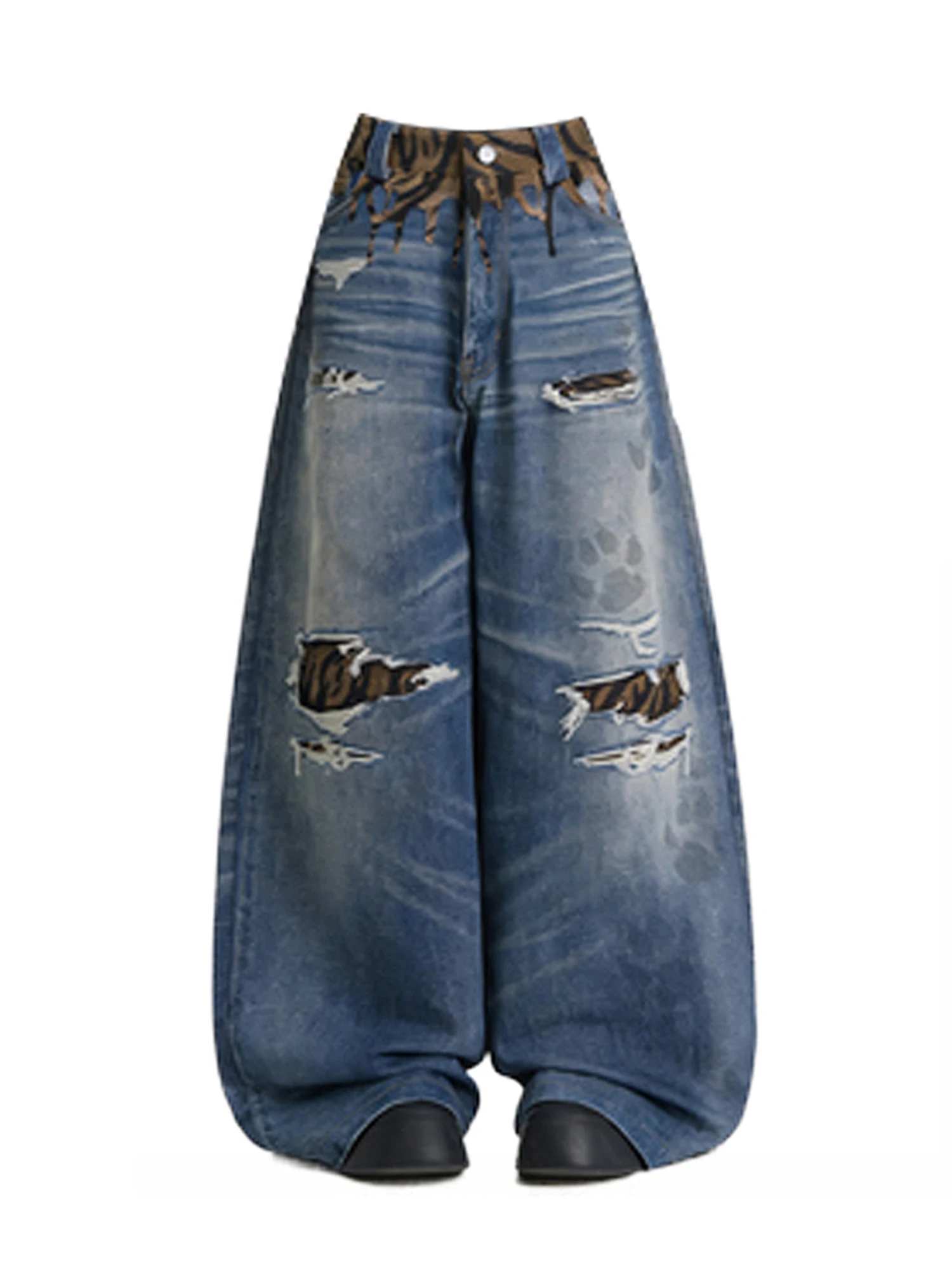 Women's Blue Y2k Baggy Ripped Jeans Japandi Style Vintage Oversize Jean Pants Harajuku Denim Trousers Alternative Clothes 2026
Women's Blue Y2k Baggy Ripped Jeans Japandi Style Vintage Oversize Jean Pants Harajuku Denim Trousers Alternative Clothes 2026