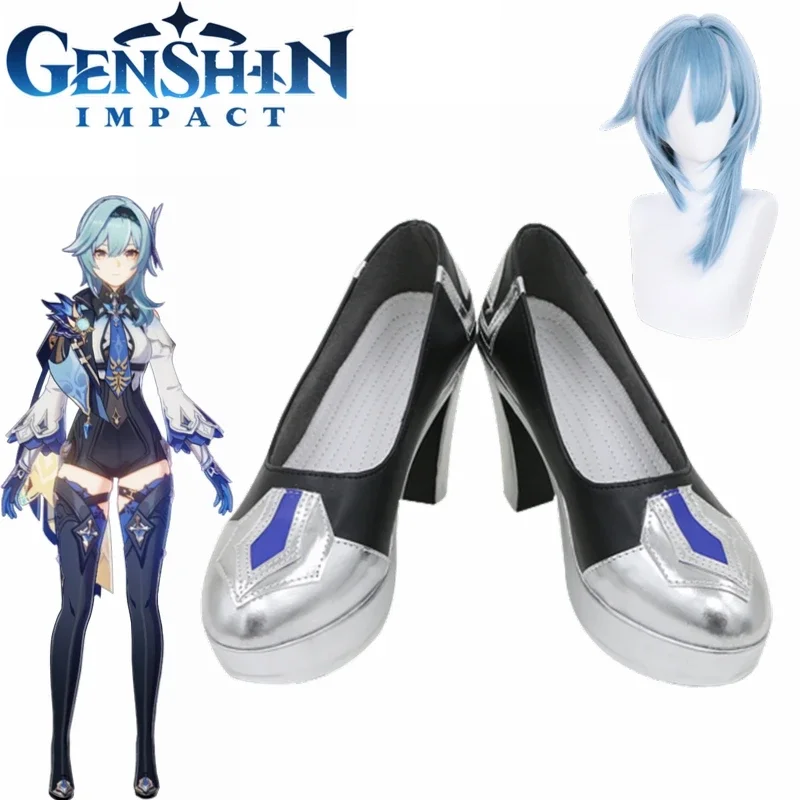 EuLa High heel Shoes Game Genshin Impact EuLa Cosplay Shoes EuLa Cosplay Wigs Women For Halloween Carnival Party Prop
EuLa High heel Shoes Game Genshin Impact EuLa Cosplay Shoes EuLa Cosplay Wigs Women For Halloween Carnival Party Prop
