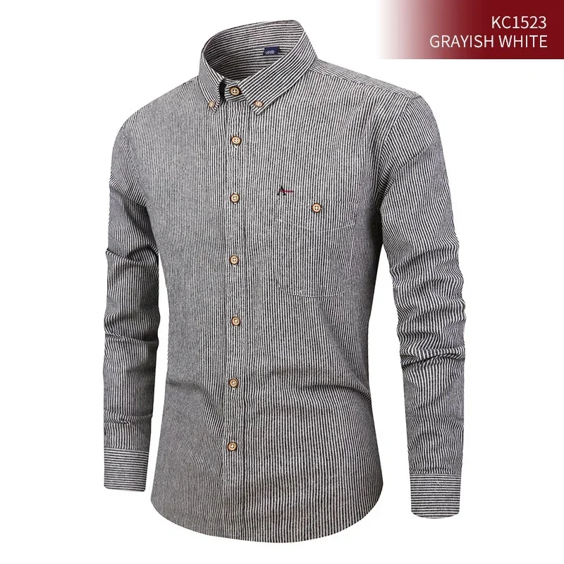Новинка 2021, мужские полосатые рубашки с длинным рукавом, camisa, клетчатые офисные деловые классические рубашки, стандартные хлопковые топы высокого качества
Новинка 2021, мужские полосатые рубашки с длинным рукавом, camisa, клетчатые офисные деловые классические рубашки, стандартные хлопковые топы высокого качества