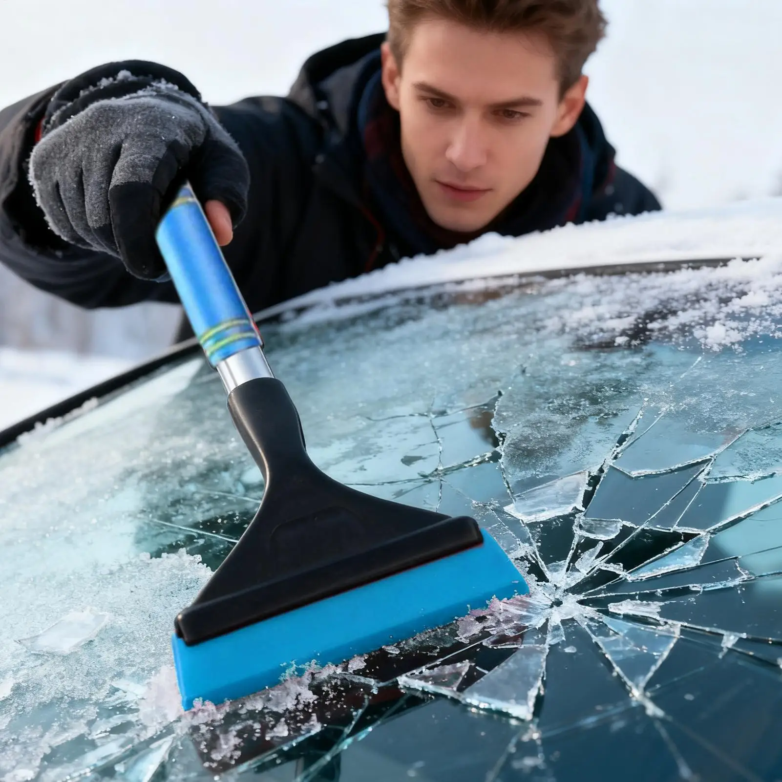 Ice Scrapers For Car Windshield Heavy Duty Retractable Automotive Window Cleaning Shovel For Vehicle Truck SUV Window Frost
Ice Scrapers For Car Windshield Heavy Duty Retractable Automotive Window Cleaning Shovel For Vehicle Truck SUV Window Frost