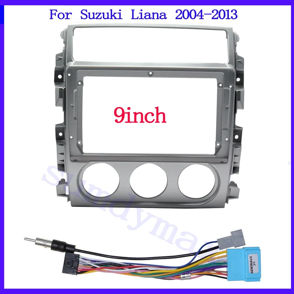 9inch android Car DVD Frame Audio Fitting Adaptor Dash Trim Kits Facia Panel For Suzuki Liana 2004-2013 car panel with cable
9inch android Car DVD Frame Audio Fitting Adaptor Dash Trim Kits Facia Panel For Suzuki Liana 2004-2013 car panel with cable