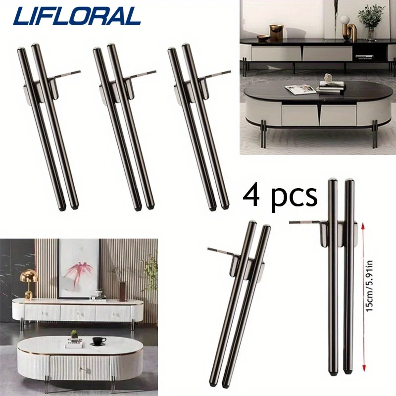 4 шт., двойная трубка «сделай сам», современные металлические ножки для мебели, прикроватные роскошные скамейки, аксессуары для стола, ножки для мебели
4 шт., двойная трубка «сделай сам», современные металлические ножки для мебели, прикроватные роскошные скамейки, аксессуары для стола, ножки для мебели