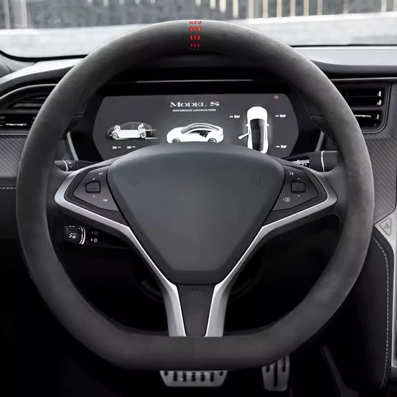 For Tesla X Model 3 Y Non-Slip Four Season Universal Suede Steering Wheel Cover Wrap Car Interior Modified Accessory
For Tesla X Model 3 Y Non-Slip Four Season Universal Suede Steering Wheel Cover Wrap Car Interior Modified Accessory