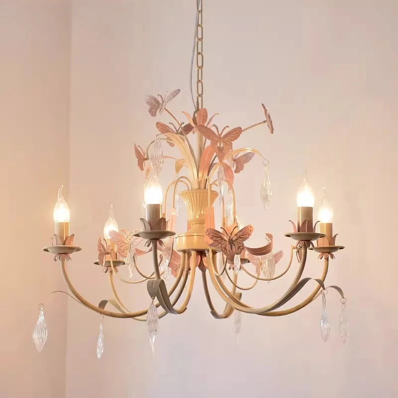 Люстра для комнаты, бабочка, розовая ресторанная креативная новая пасторальная лампа, европейская люстра для комнаты принцессы для девочек, спальни
Люстра для комнаты, бабочка, розовая ресторанная креативная новая пасторальная лампа, европейская люстра для комнаты принцессы для девочек, спальни