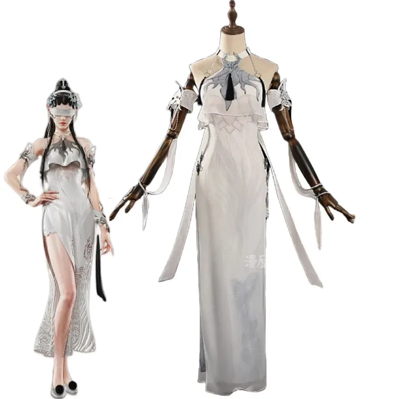 Game Naraka Bladepoint Ning Hongye Cosplay Costume White Snake Role Play Uniform Sexy Dress Halloween Party Carnival Suit
Game Naraka Bladepoint Ning Hongye Cosplay Costume White Snake Role Play Uniform Sexy Dress Halloween Party Carnival Suit