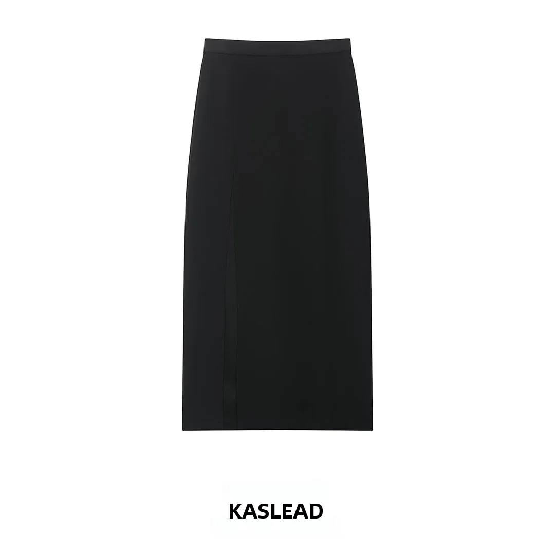 KASLEAD New Fashionable Minimalist Versatile Slimming Split Half-length Skirt Women's Straight-cut Standard-fit High-waist Po...
KASLEAD New Fashionable Minimalist Versatile Slimming Split Half-length Skirt Women's Straight-cut Standard-fit High-waist Po...