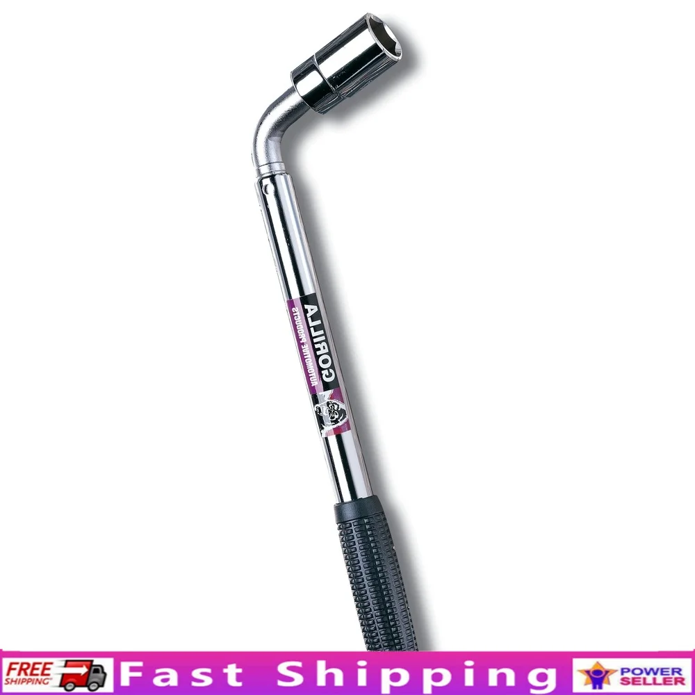 Telescoping Lug Wrench 21 Inch Compact Storage Heavy Duty Tool Car Tire Change Easy Leverage Tough Lug Nuts
Telescoping Lug Wrench 21 Inch Compact Storage Heavy Duty Tool Car Tire Change Easy Leverage Tough Lug Nuts
