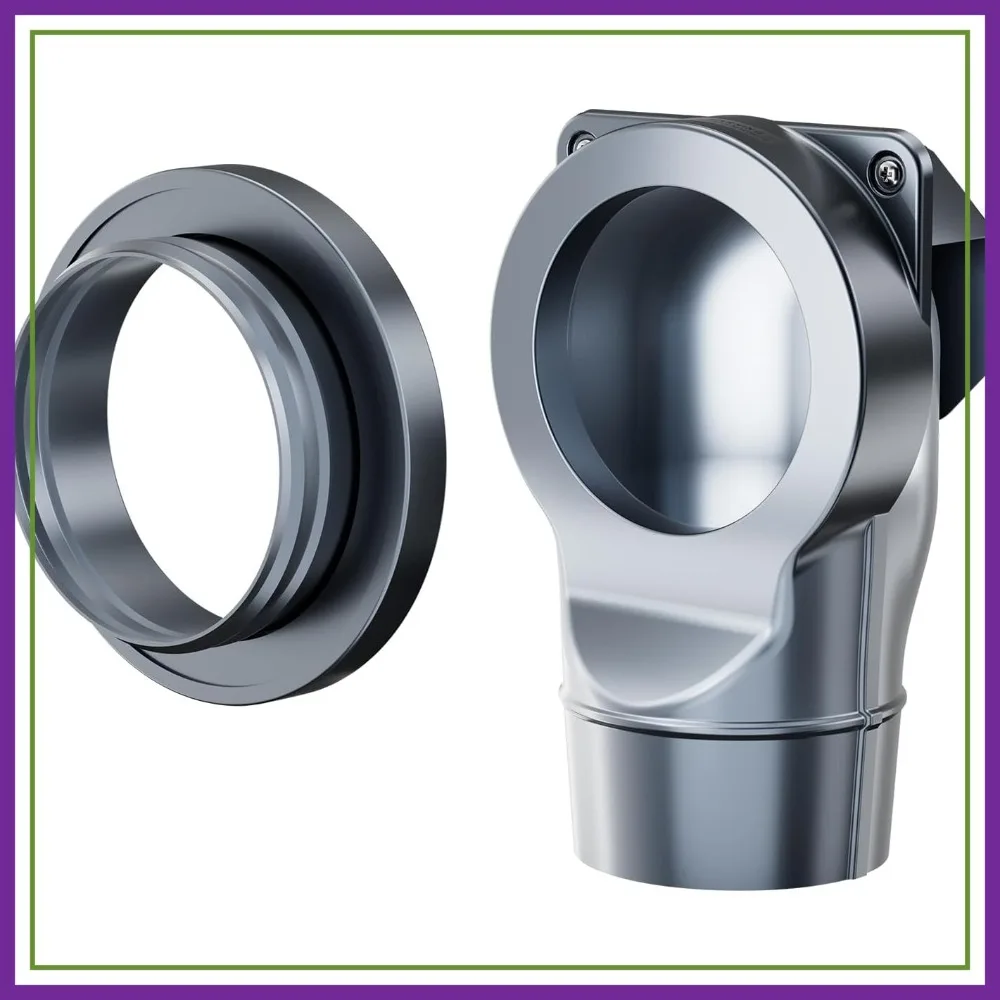 Magnetic Dryer Vent Coupling, Easy to Clean Quick Connector Airtight Seal Kit with 2.6ft 4" Duct and 2 Clamps
Magnetic Dryer Vent Coupling, Easy to Clean Quick Connector Airtight Seal Kit with 2.6ft 4" Duct and 2 Clamps