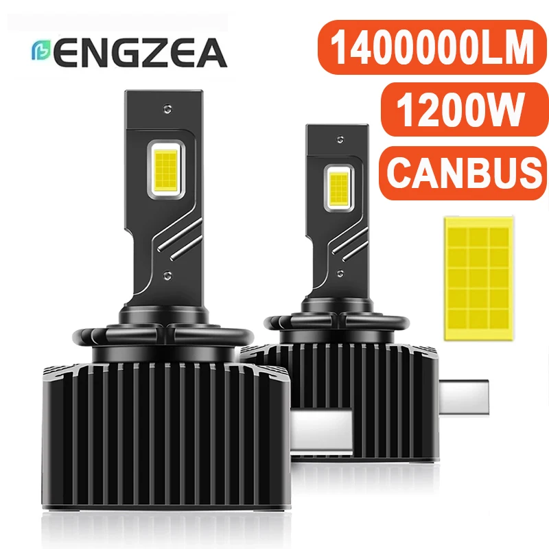 ENGZEA Super Bright D1S LED Headlights HID D3S D2S D4S D4R D1R D2R D3R 1200000LM 1400W Turbo LED CSP Chip 6000K White Plug&Play
ENGZEA Super Bright D1S LED Headlights HID D3S D2S D4S D4R D1R D2R D3R 1200000LM 1400W Turbo LED CSP Chip 6000K White Plug&Play