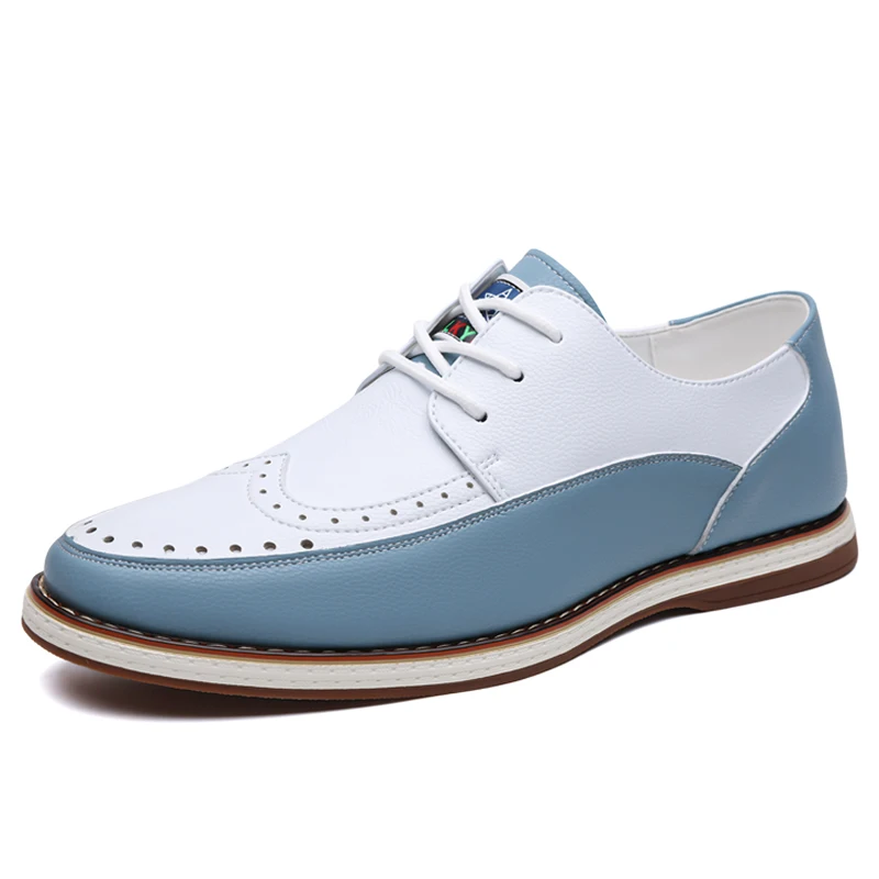 New Men's Brogue Shoes Plus Size Breathable Leather Shoes Comfortable Lace-up Business Casual Outdoor Walking Non-slip Footwear
New Men's Brogue Shoes Plus Size Breathable Leather Shoes Comfortable Lace-up Business Casual Outdoor Walking Non-slip Footwear